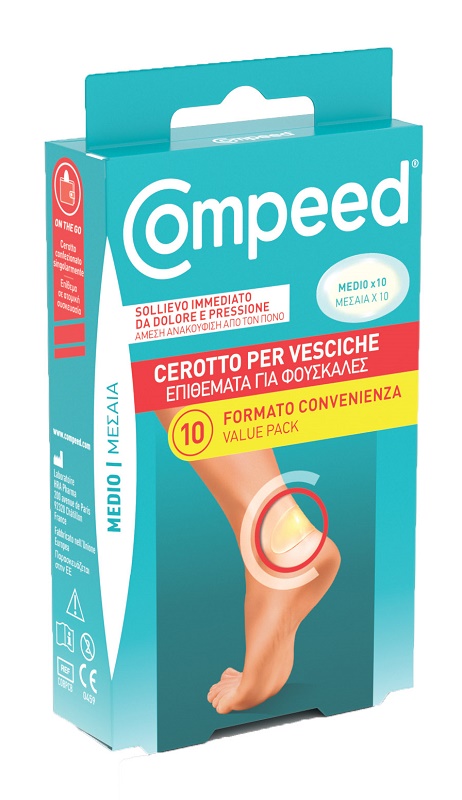 CEROTTI COMPEED PER VESCICHE MEDIO 10 PEZZI CARTON - farmaidea24.com