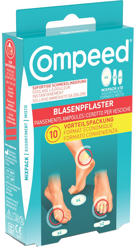 CEROTTI COMPEED PER VESCICHE MISTO BOX 10 PEZZI - farmaidea24.com