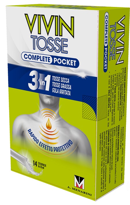 VIVIN TOSSE COMPLETE POCKET 14 STICK PACK DA 10 ML - farmaidea24.com