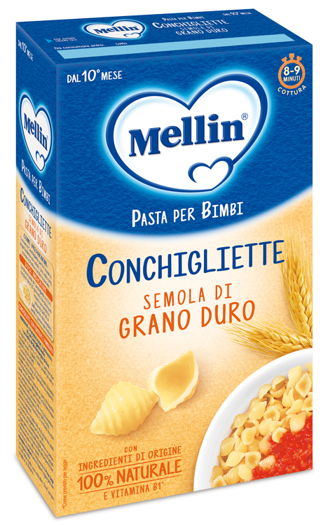 MELLIN CONCHIGLIETTE 100% GRANO DURO 280 G - farmaidea24.com