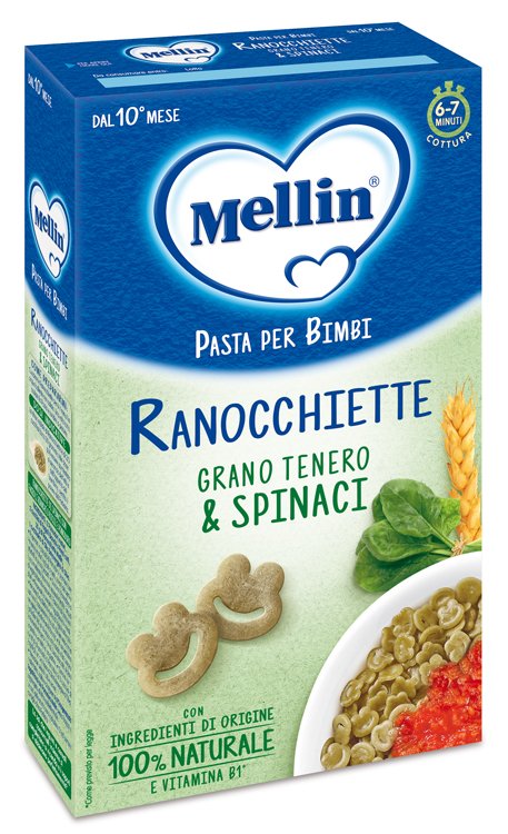 MELLIN RANOCCHIETTE CON SPINACI 280 G - farmaidea24.com