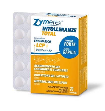 ZYMEREX INTOLLERANZE TOTAL 20 COMPRESSE - farmaidea24.com