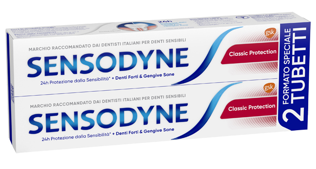 SENSODYNE CLASSICO PROTECTION 2 X 75 ML - farmaidea24.com