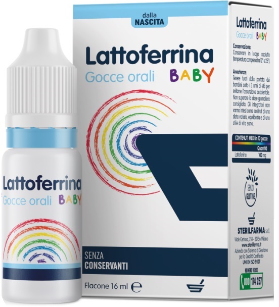LATTOFERRINA BABY GOCCE ORALI 16 ML - farmaidea24.com