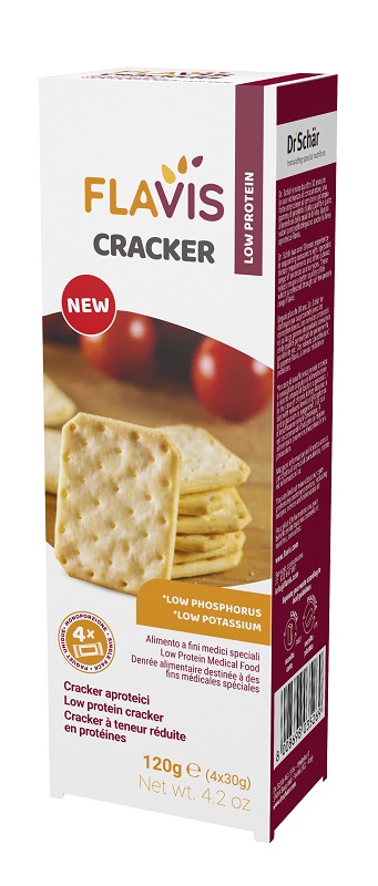 FLAVIS CRACKER APROTEICI 4 PORZIONI DA 30 G - farmaidea24.com