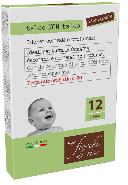 FIOCCHI DI RISO TALCO NON TALCO CEROTTI 12 PEZZI - farmaidea24.com