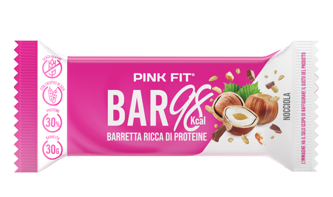 PINK FIT BAR 98 NOCCIOLA 30 G - farmaidea24.com