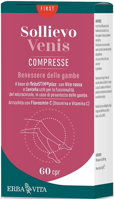 SOLLIEVO VENIS 60 COMPRESSE - farmaidea24.com