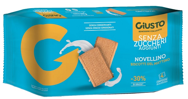GIUSTO SENZA ZUCCHERO BISCOTTI MATTINO 350 G - farmaidea24.com