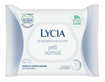 LYCIA SALVIETTINE STRUCCANTI PELLI NORMALI 20 PEZZI - farmaidea24.com