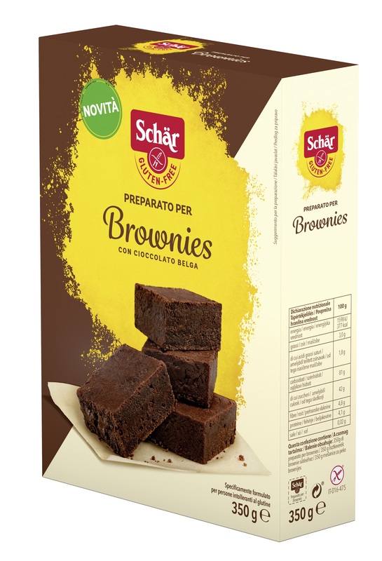 SCHAR PREPARATO PER BROWNIES CON CIOCCOLATO BELGA 350 G - farmaidea24.com