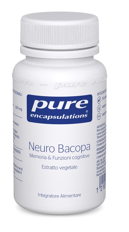 PURE ENCAPSULATIONS NEURO BACOPA MEMORIA & FUNZIONI COGNITIVE 30 CAPSULE - farmaidea24.com