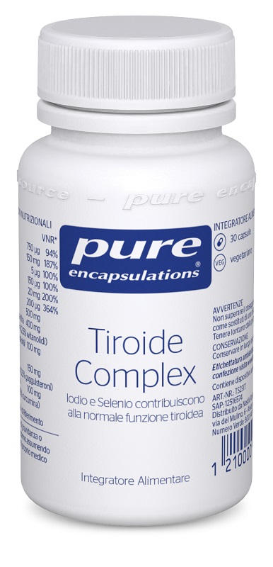 PURE ENCAPSULATIONS TIROIDE COMPLEX 30 CAPSULE - farmaidea24.com