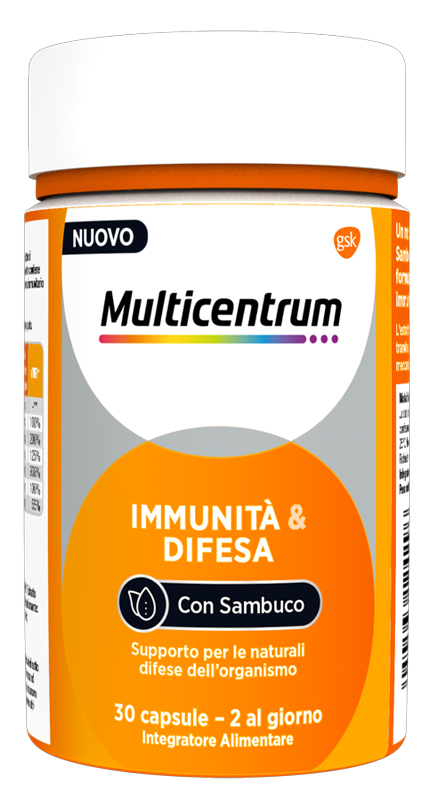 MULTICENTRUM IMMUNITA' & DIFESA 30 CAPSULE - farmaidea24.com