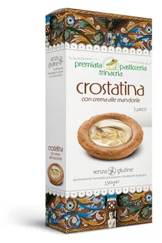 PREMIATA PASTICCERIA TRINACRIA CROSTATINA CREMA MANDORLA 150 G - farmaidea24.com