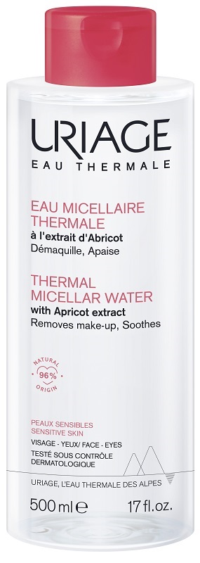 URIAGE EAU MICELLAIRE THERMALE PELLI SECCHE FLACONE 500 ML - farmaidea24.com