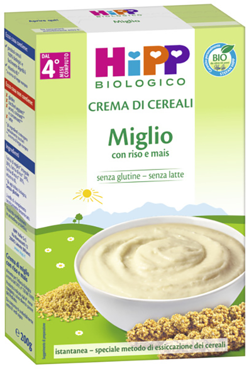 HIPP BIO CREMA CEREALI MIGLIO 200 G - farmaidea24.com