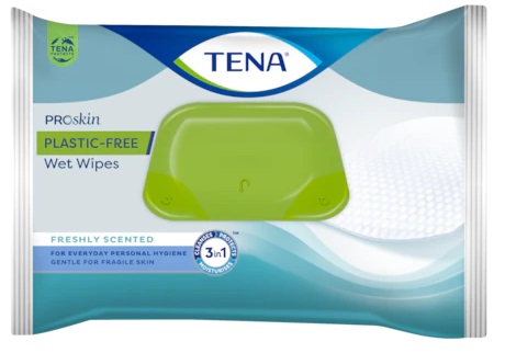 TENA WET WIPES PLASTIC FREE 48 PEZZI - farmaidea24.com