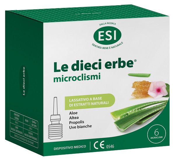 ESI LE DIECI ERBE MICROCLISMI 6 PEZZI - farmaidea24.com