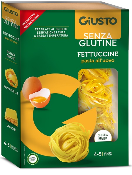 GIUSTO SENZA GLUTINE FETTUCCINE ALL'UOVO 250 G - farmaidea24.com