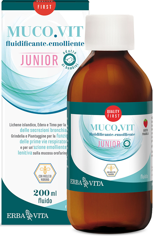 MUCOVIT FLUIDO BAMBINI 200 ML - farmaidea24.com