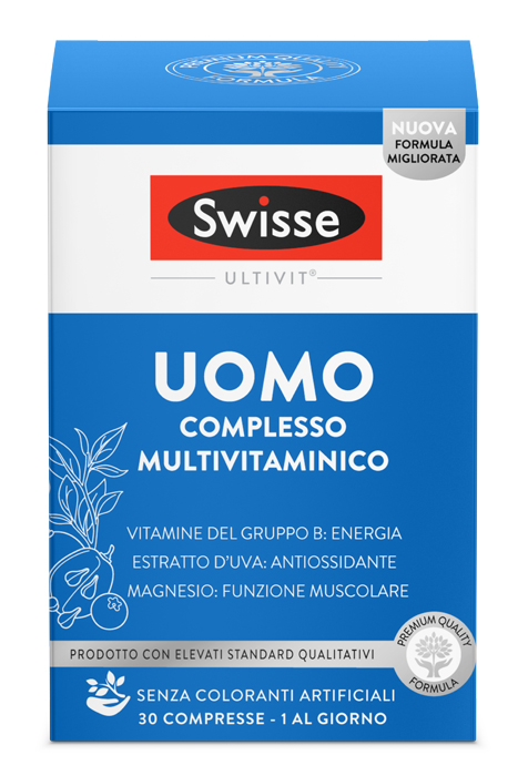 SWISSE MULTIVITAMINICO UOMO 30 COMPRESSE - farmaidea24.com