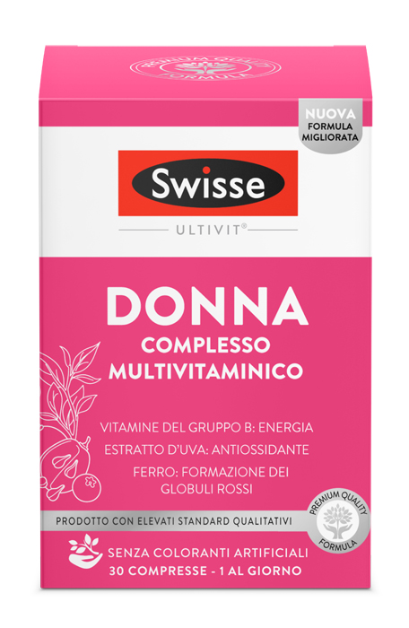 SWISSE MULTIVITAMINICO DONNA 30 COMPRESSE - farmaidea24.com