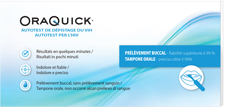 ORAQUICK HIV SELF-TEST 1 PEZZO - farmaidea24.com