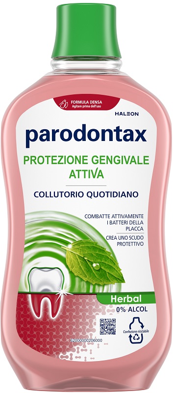 PARODONTAX COLLUTORIO PROTEZIONE GENGIVE HERBAL 500 ML - farmaidea24.com