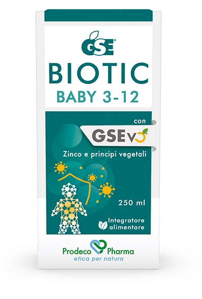GSE BIOTIC BABY 3-12 250 ML - farmaidea24.com
