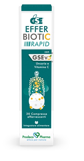 GSE EFFERBIOTIC RAPID 20 COMPRESSE - farmaidea24.com