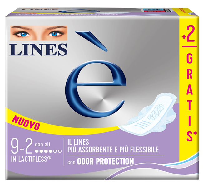 LINES E' ALI CARRY PACK 9 + 2 PEZZI - farmaidea24.com