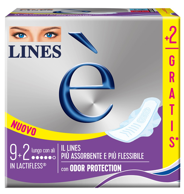 LINES E' LUNGO CARRY PACK 9 + 2 PEZZI - farmaidea24.com