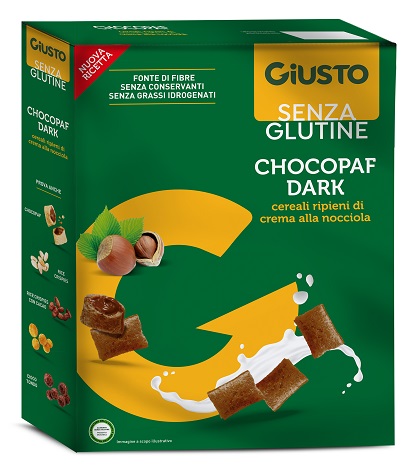 GIUSTO SENZA GLUTINE CHOCOPAFF DARK 300 G - farmaidea24.com