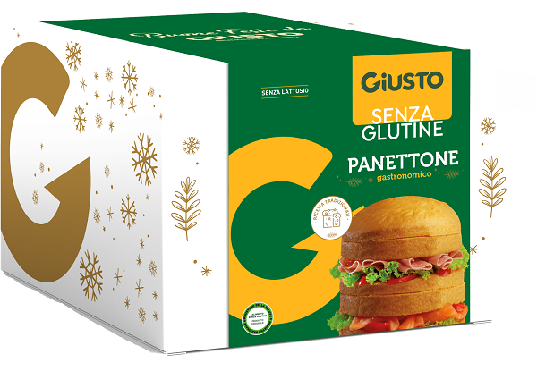 GIUSTO SENZA GLUTINE PANETTONE GASTRONOMICO 400 G - farmaidea24.com