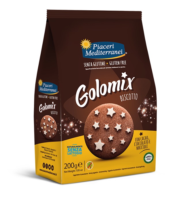 PIACERI MEDITERRANEI GOLOMIX BISCOTTO 200 G - farmaidea24.com