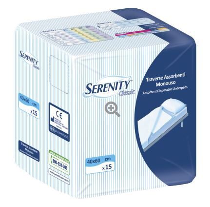 TRAVERSA SERENITY CLASSIC SUPER 40X60 CM 30 PEZZI - farmaidea24.com