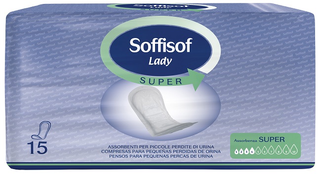 PANNOLONE PER INCONTINENZA SOFFISOF LADY CLASSIC SUPER 15 PEZZI - farmaidea24.com