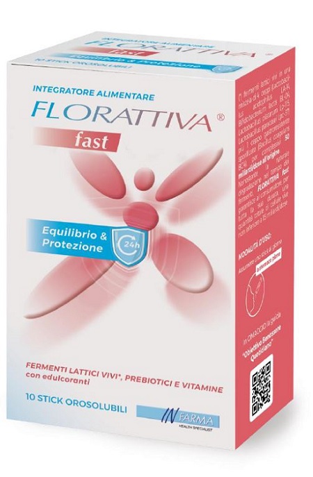 FLORATTIVA FAST 10 STICK OROSOLUBILI - farmaidea24.com