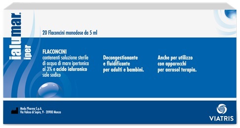 SOLUZIONE IPERTONICA 3% IALUMAR 20 FLACONCINI DA 5 ML TAGLIO PREZZO - farmaidea24.com