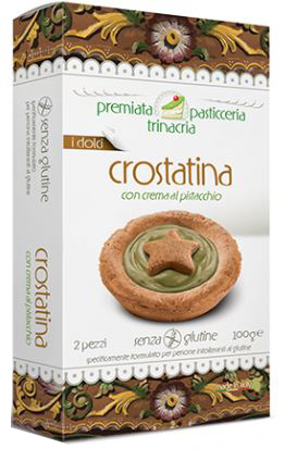 PREMIATA PASTICCERIA TRINACRIA CROSTATINA CREMA PISTACCHIO 150 G - farmaidea24.com