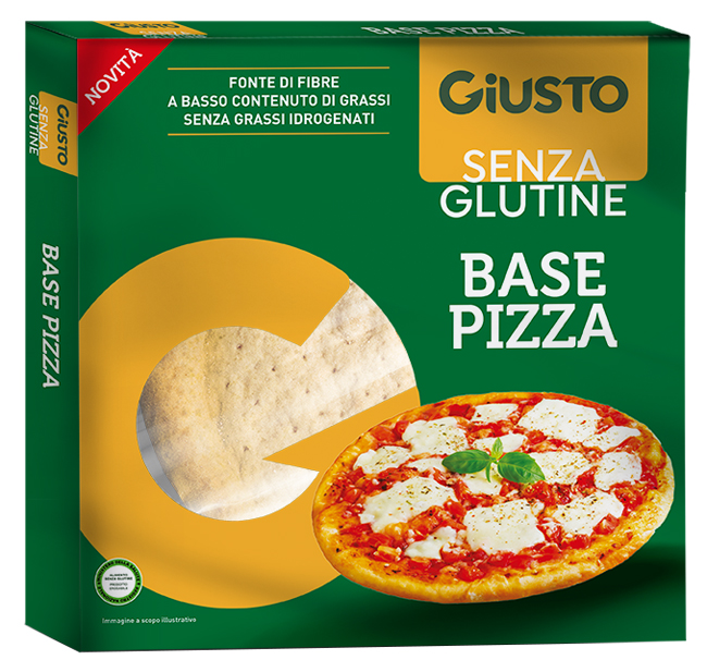 GIUSTO SENZA GLUTINE BASE PIZZA 290 G - farmaidea24.com