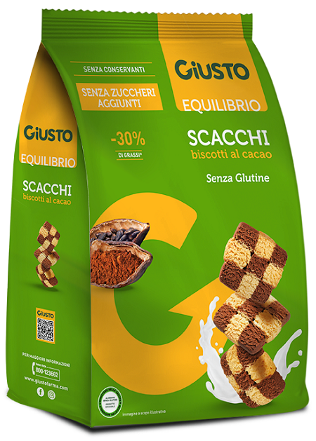 GIUSTO SENZA GLUTINE SCACCHI EQUILIBRIO 250 G - farmaidea24.com