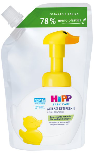 HIPP BABY CARE RICARICA MOUSSE DETERGENTE PAPERELLA FUN 250 ML - farmaidea24.com