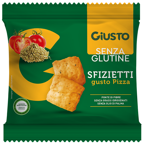 GIUSTO SENZA GLUTINE SFIZIETTI PIZZA 40 G - farmaidea24.com