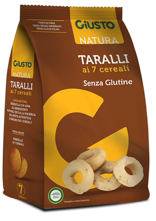 GIUSTO SENZA GLUTINE TARALLI 7 CEREALI 175 G - farmaidea24.com