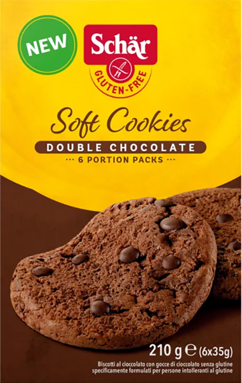 SCHAR SOFT COOKIE DOUBLE CHOCOLATE 210 G - farmaidea24.com