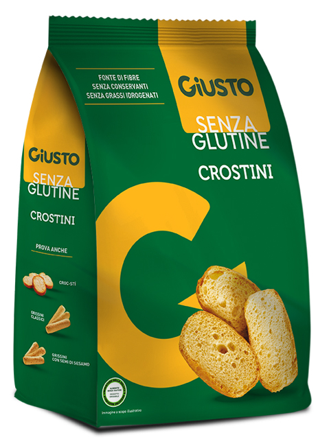 GIUSTO SENZA GLUTINE CROSTINI 200 G - farmaidea24.com
