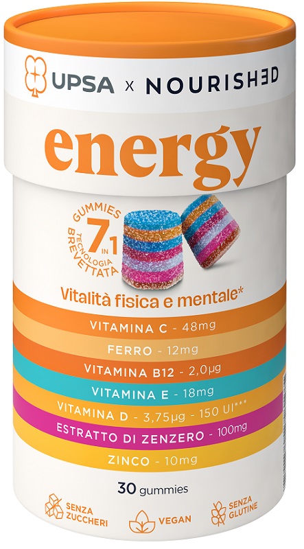 UPSA X NOURISHED ENERGY 30 GUMMIES - farmaidea24.com