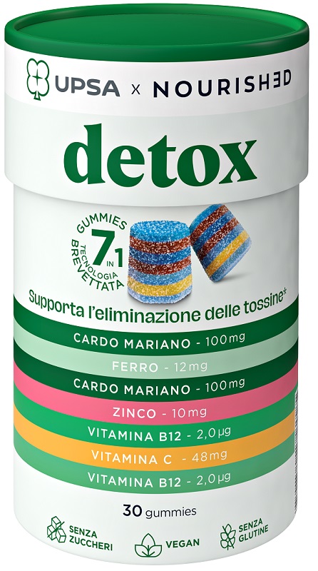 UPSA X NOURISHED DETOX 30 GUMMIES - farmaidea24.com